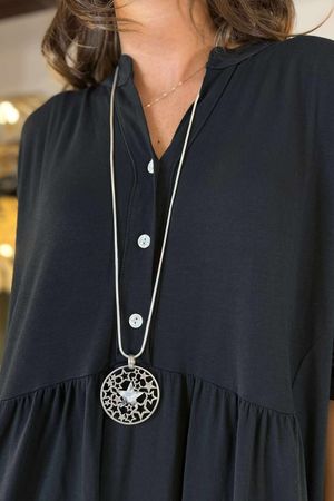 Laundry B Galway Necklace Grey